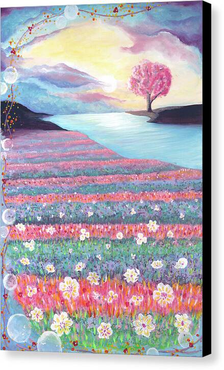 Sunrise by the River 1 - Canvas Print