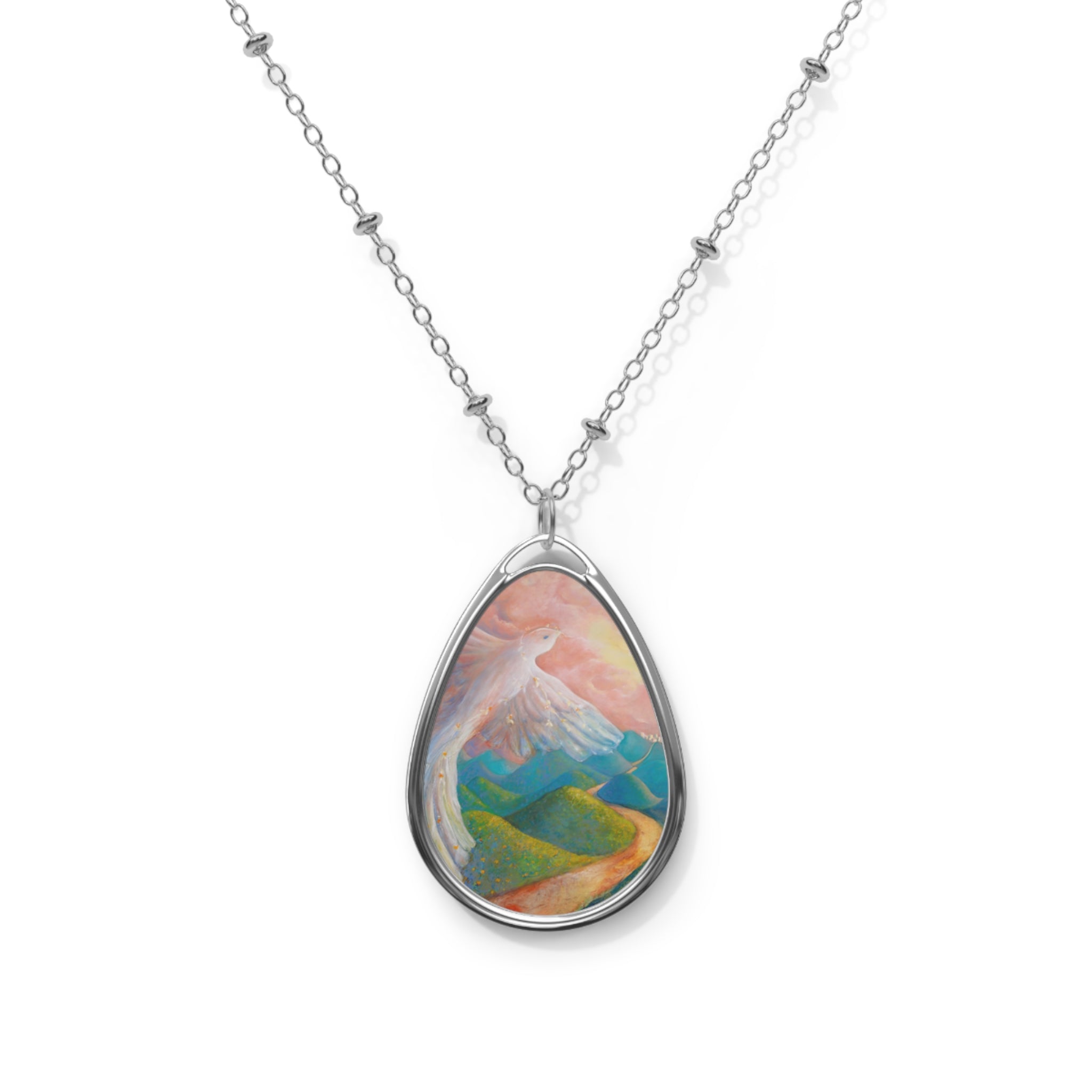 Bridge of hope Oval Necklace