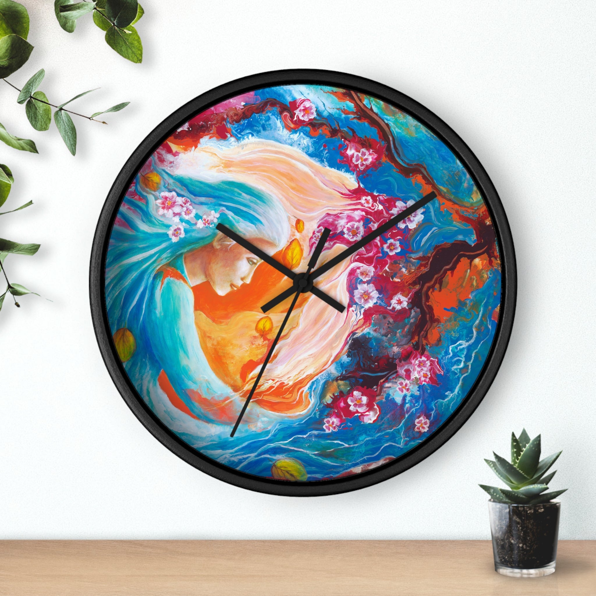 Meditation Wall clock