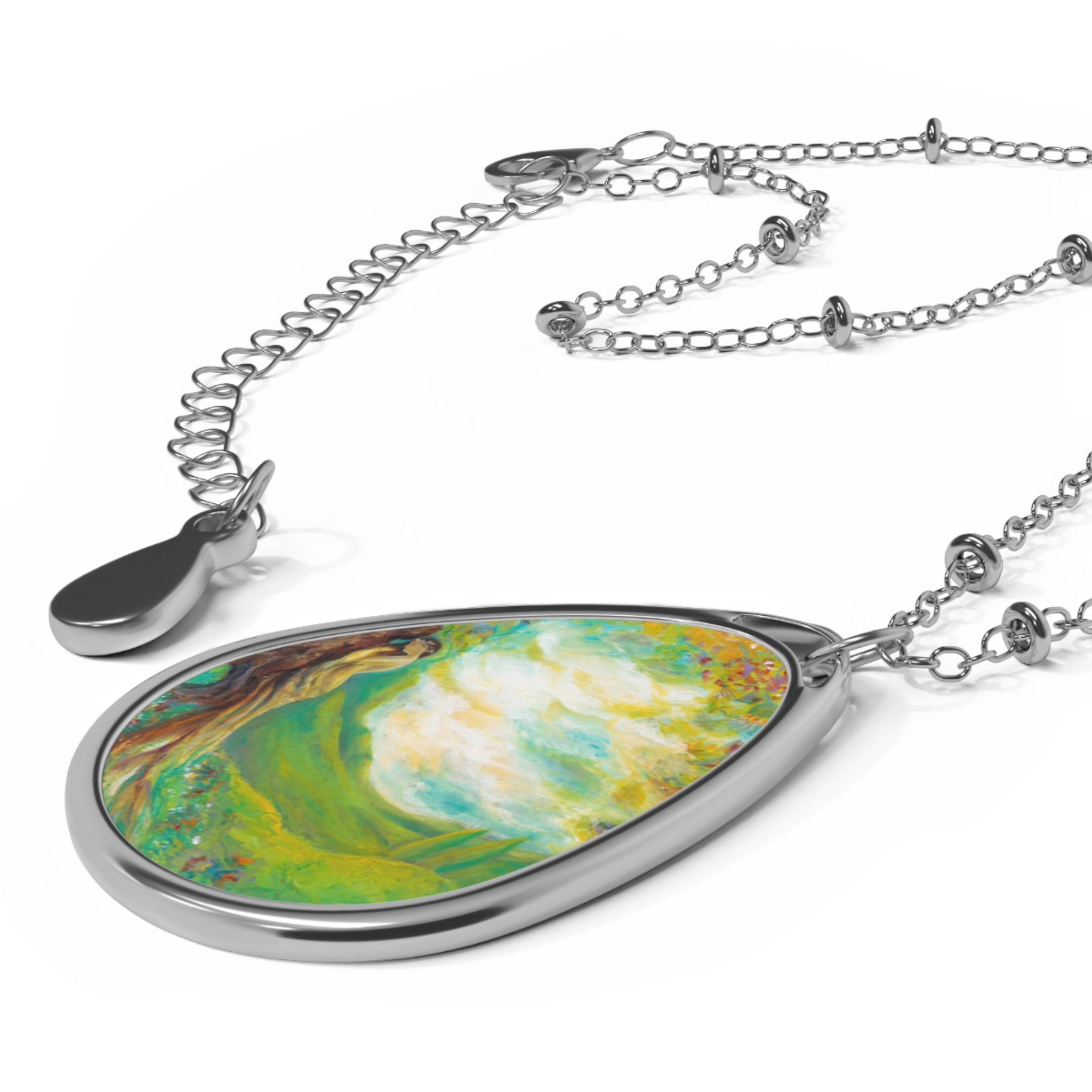 Under the Tree Oval Necklace