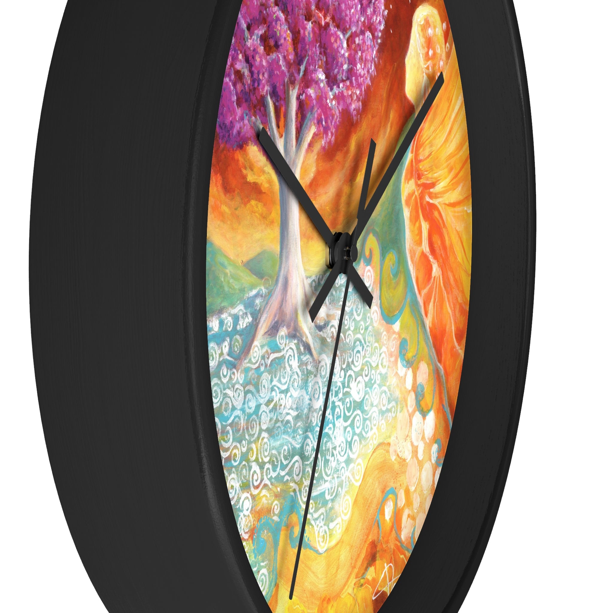 Ruby Tree Wall clock