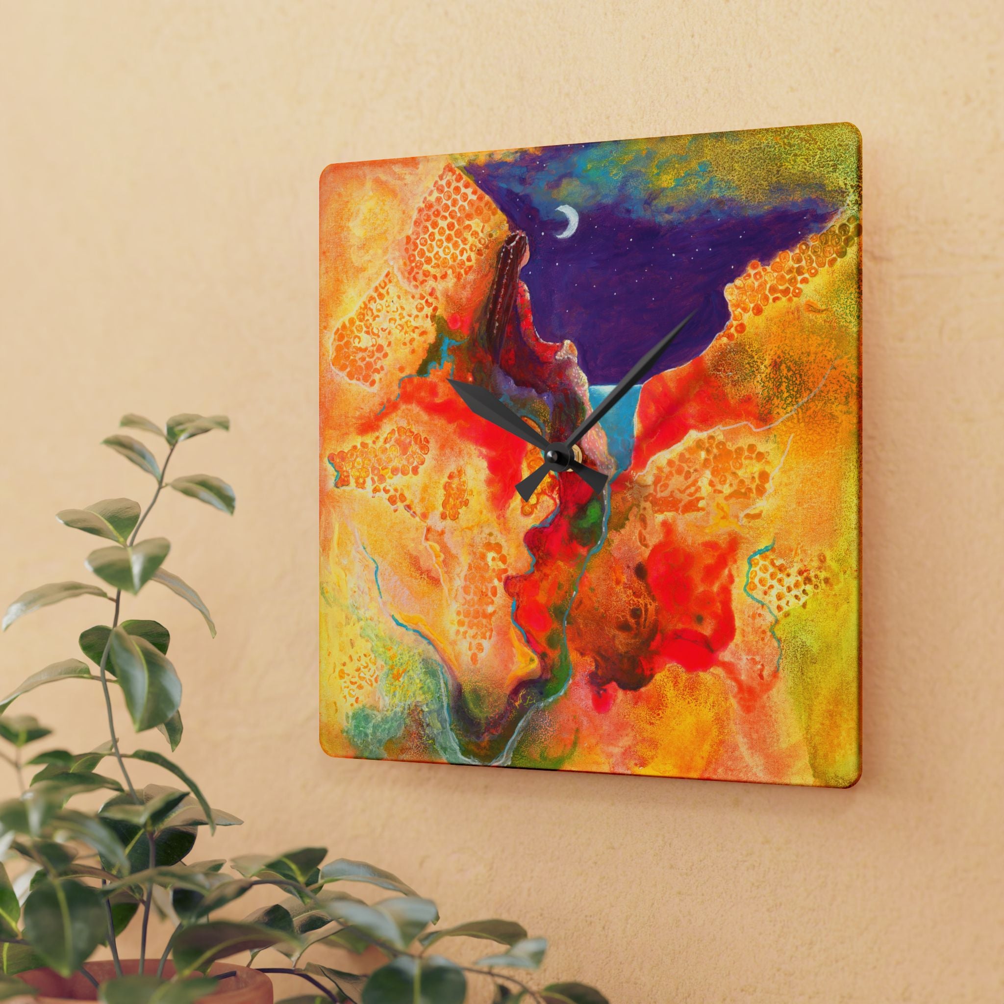 Acrylic Wall Clock - Scheherazade's Dream