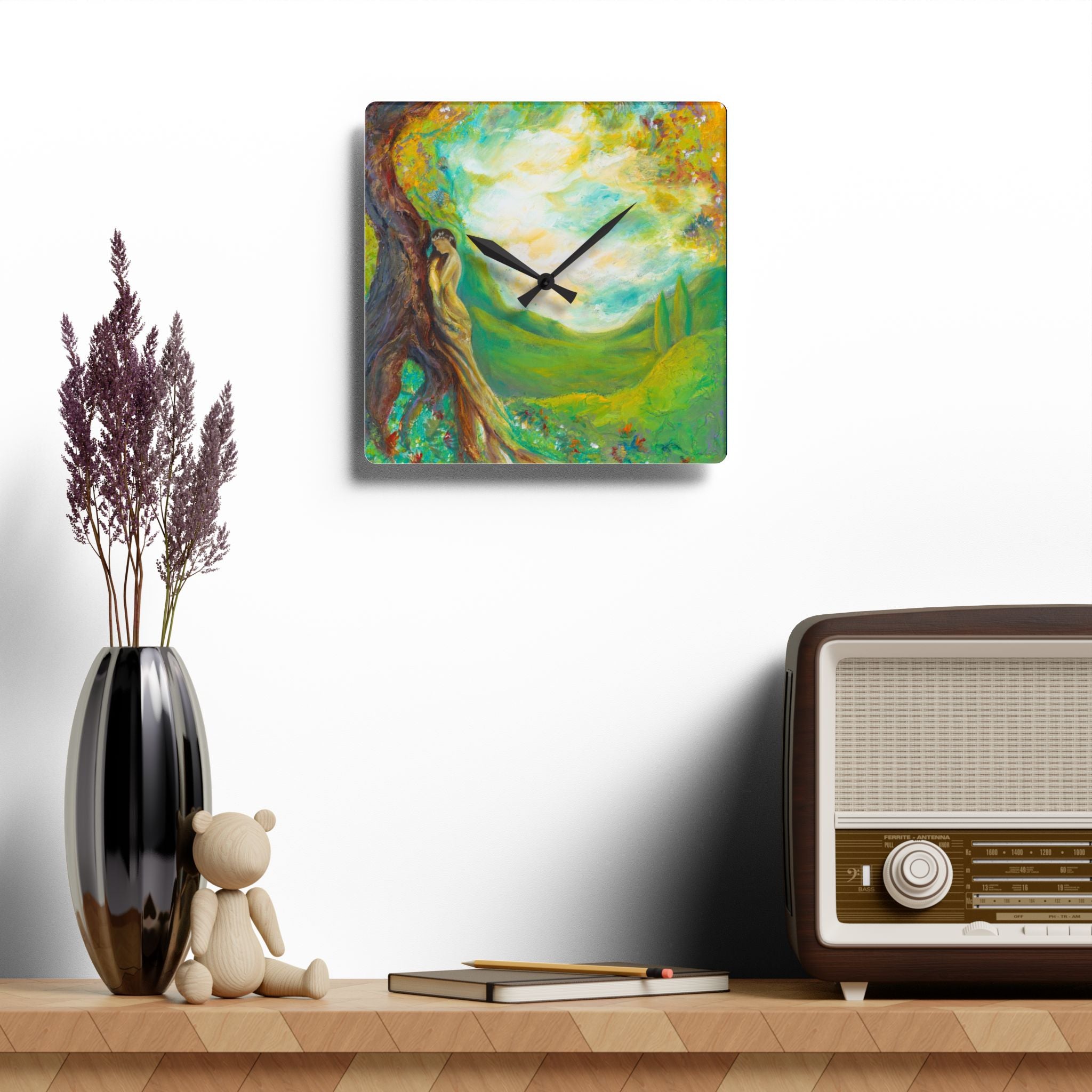 Acrylic Wall Clock - Under the Tree