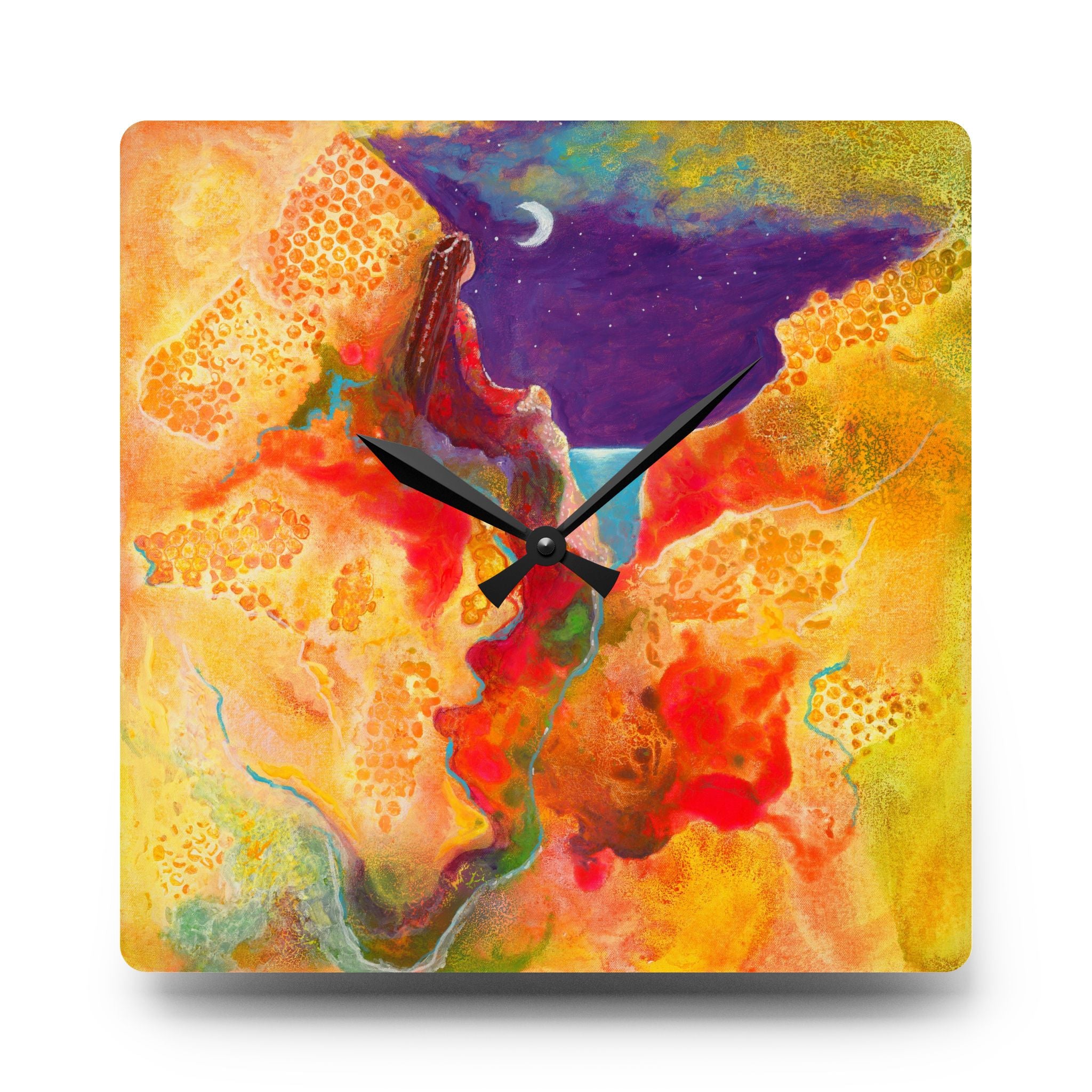Acrylic Wall Clock - Scheherazade's Dream