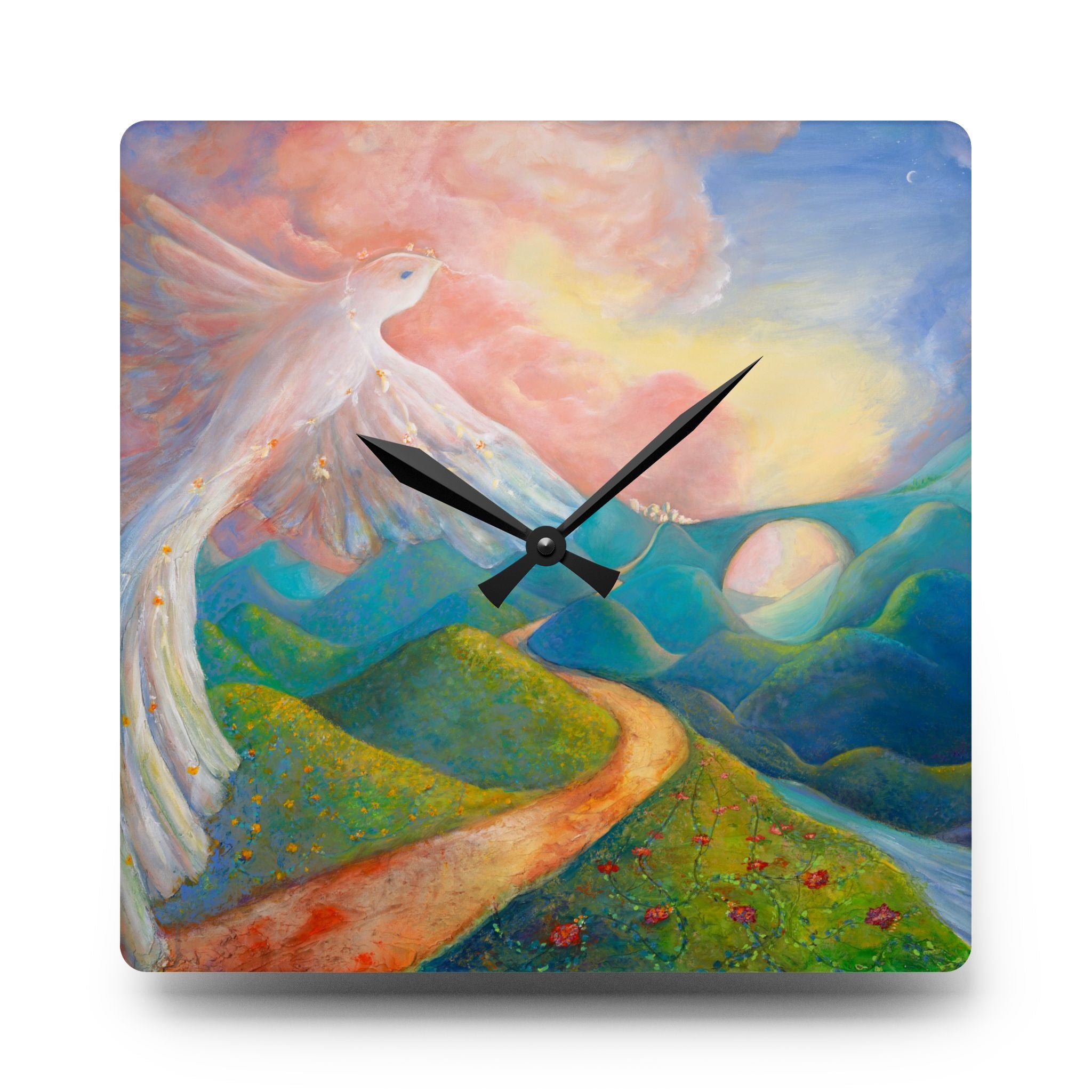 Acrylic Wall Clock - Bridge of Hope