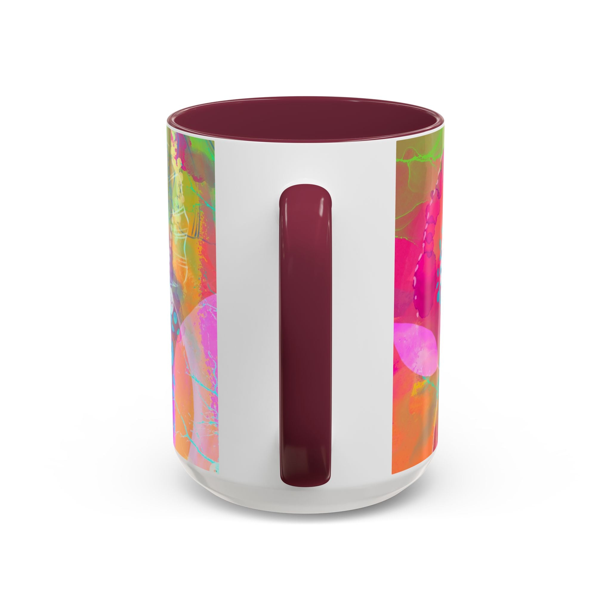 Boho Floral Rainbow Ceramic Mug (11oz & 15oz)