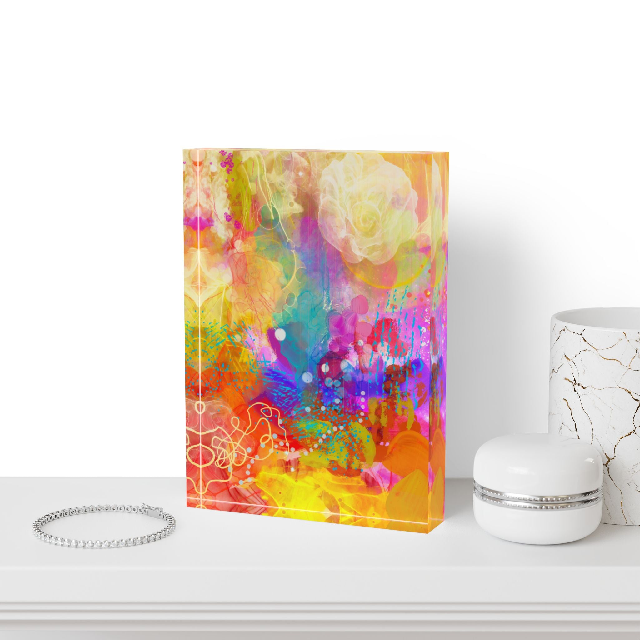 Digital Reverie Acrylic Block