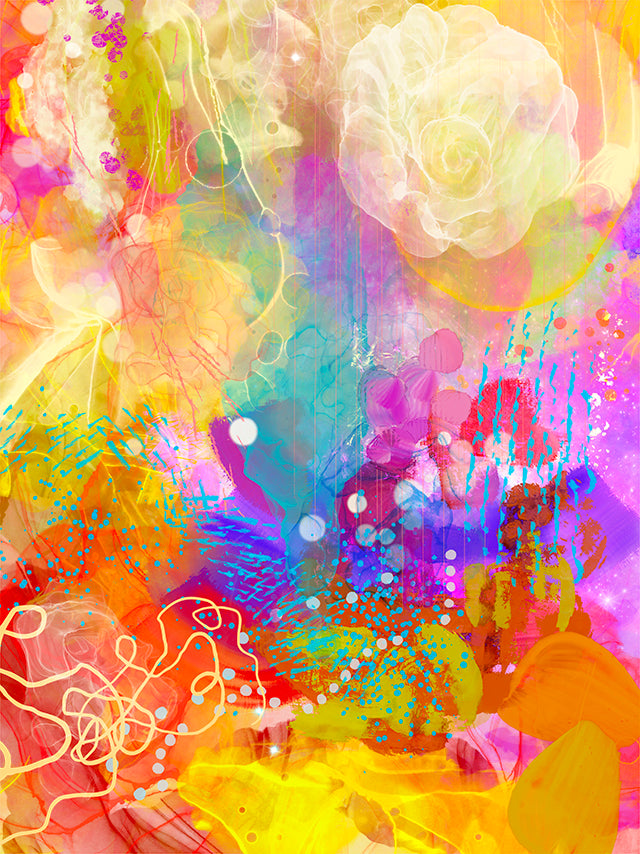 DIGITAL REVERIE EMBELLISHED FINE ART PRINT ON CANVAS