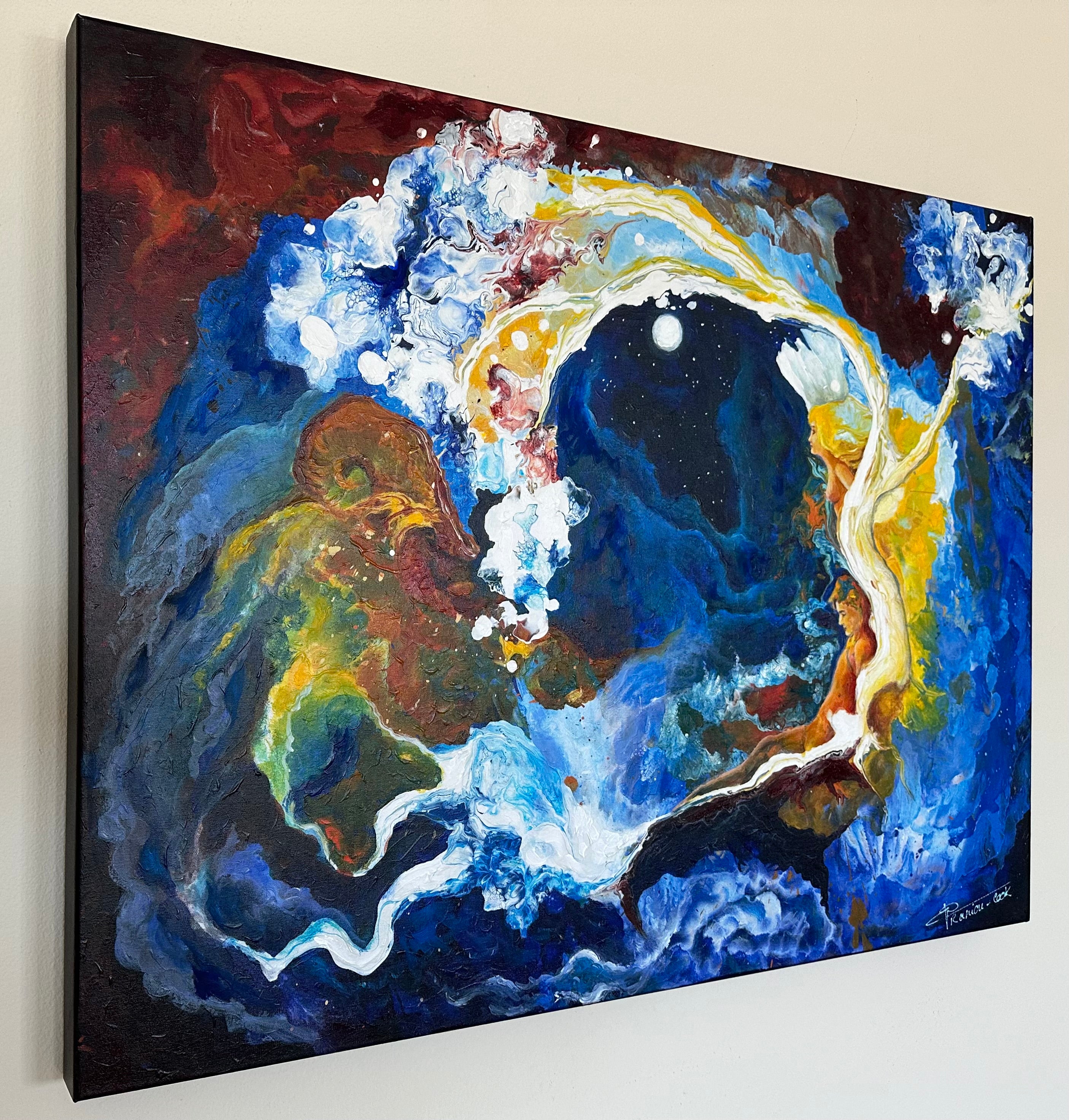 DREAM BY THE TREE  EMBELLISHED FINE ART PRINT ON CANVAS -  NOT AVAILABLE