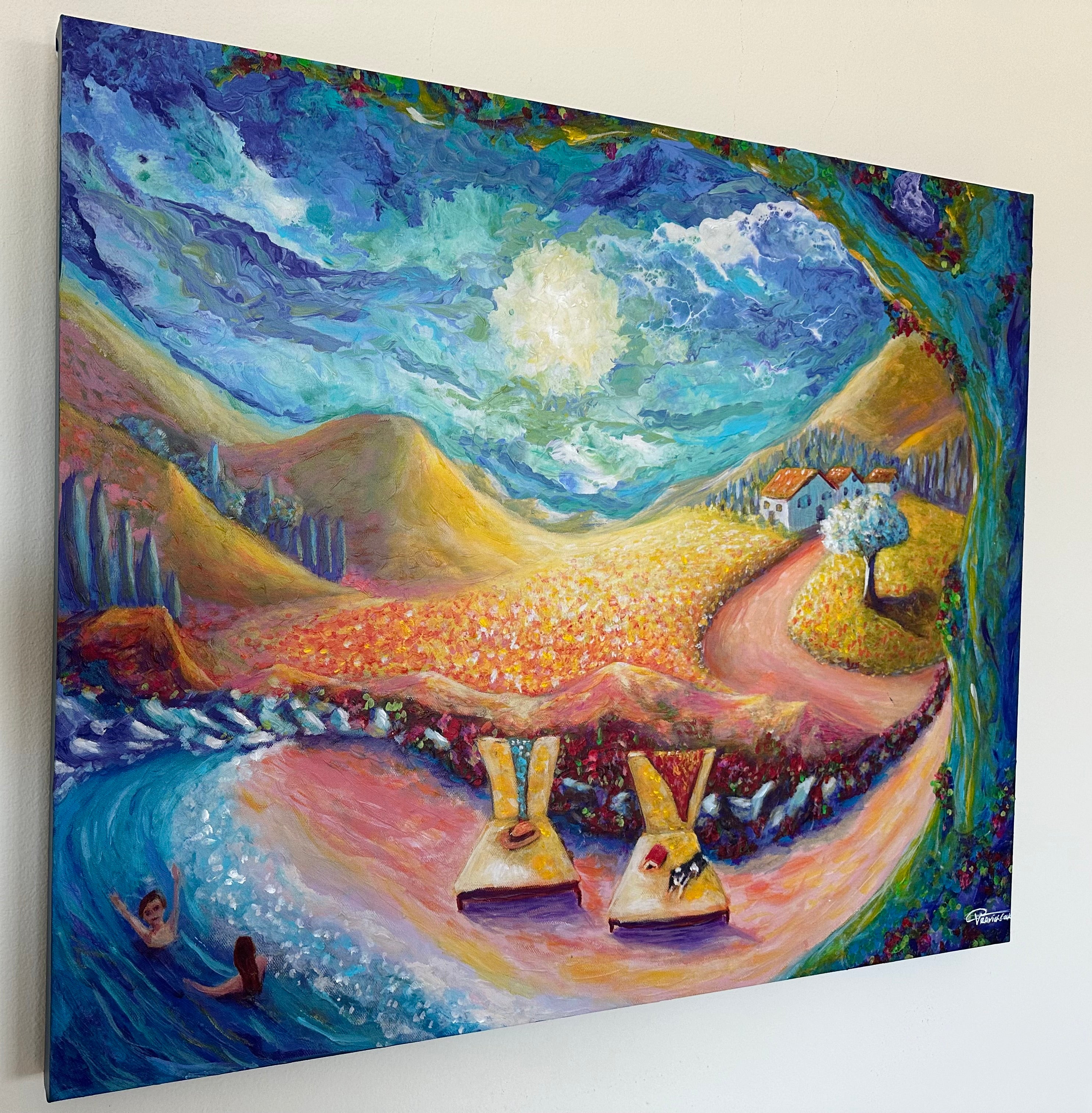 EASY STREET  EMBELLISHED FINE ART PRINT ON CANVAS -  NOT AVAILABLE