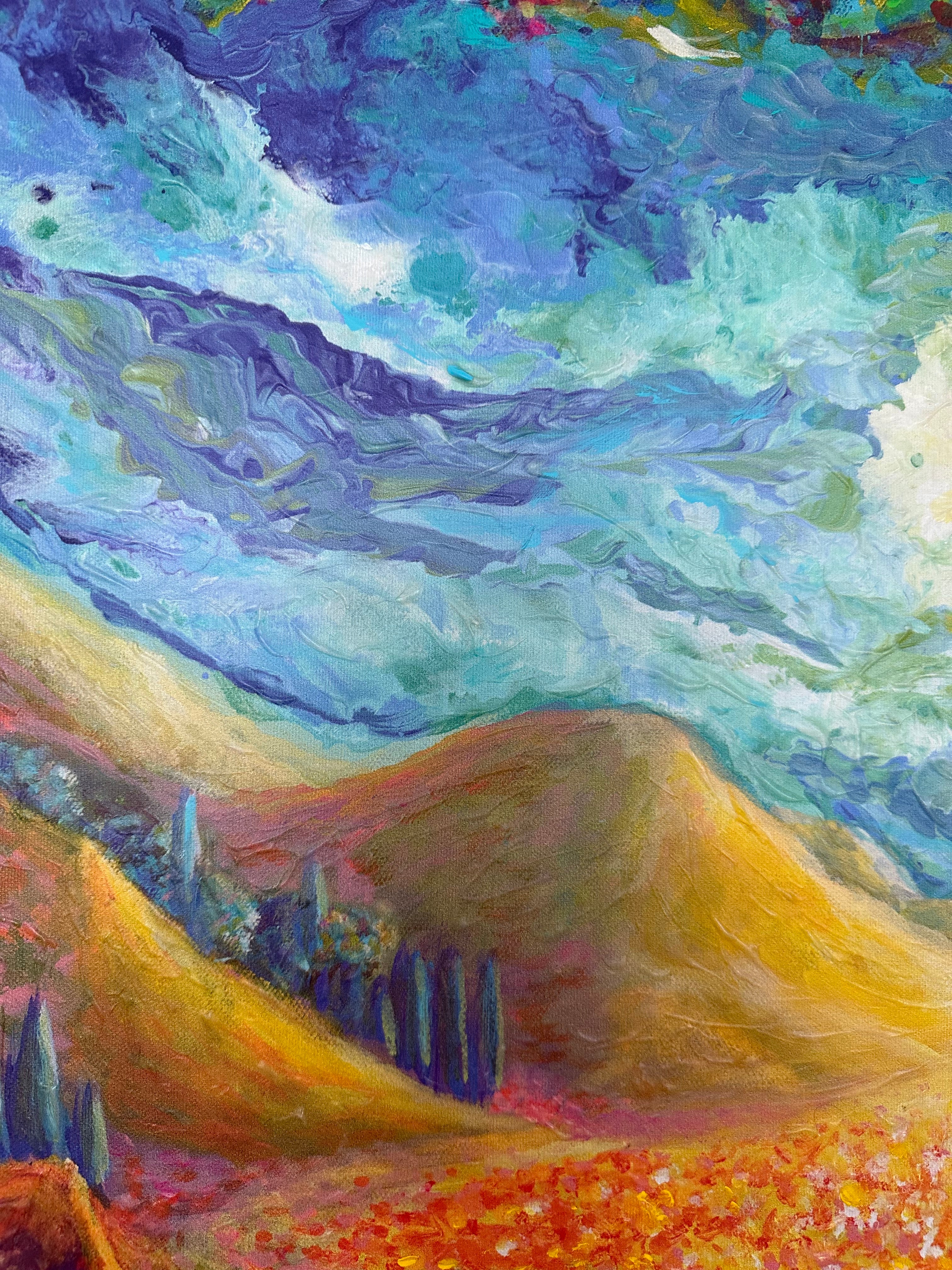 EASY STREET  EMBELLISHED FINE ART PRINT ON CANVAS -  NOT AVAILABLE