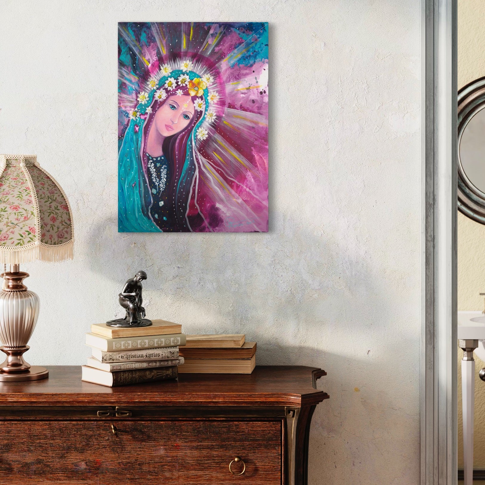 MARIE EMBELLISHED FINE ART PRINT ON CANVAS - NOT AVAILABLE