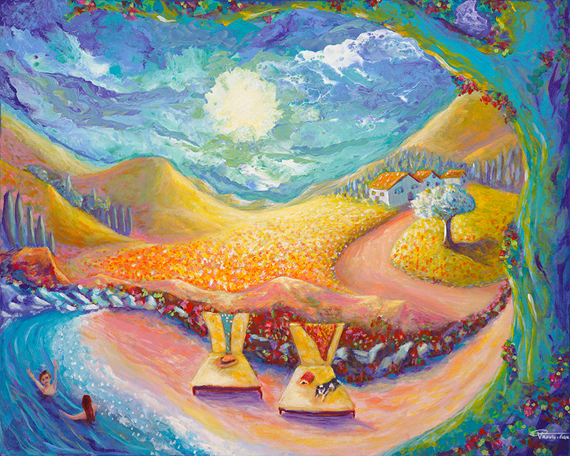 EASY STREET  EMBELLISHED FINE ART PRINT ON CANVAS -  NOT AVAILABLE