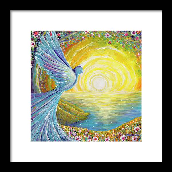 Bird of light - Framed Print