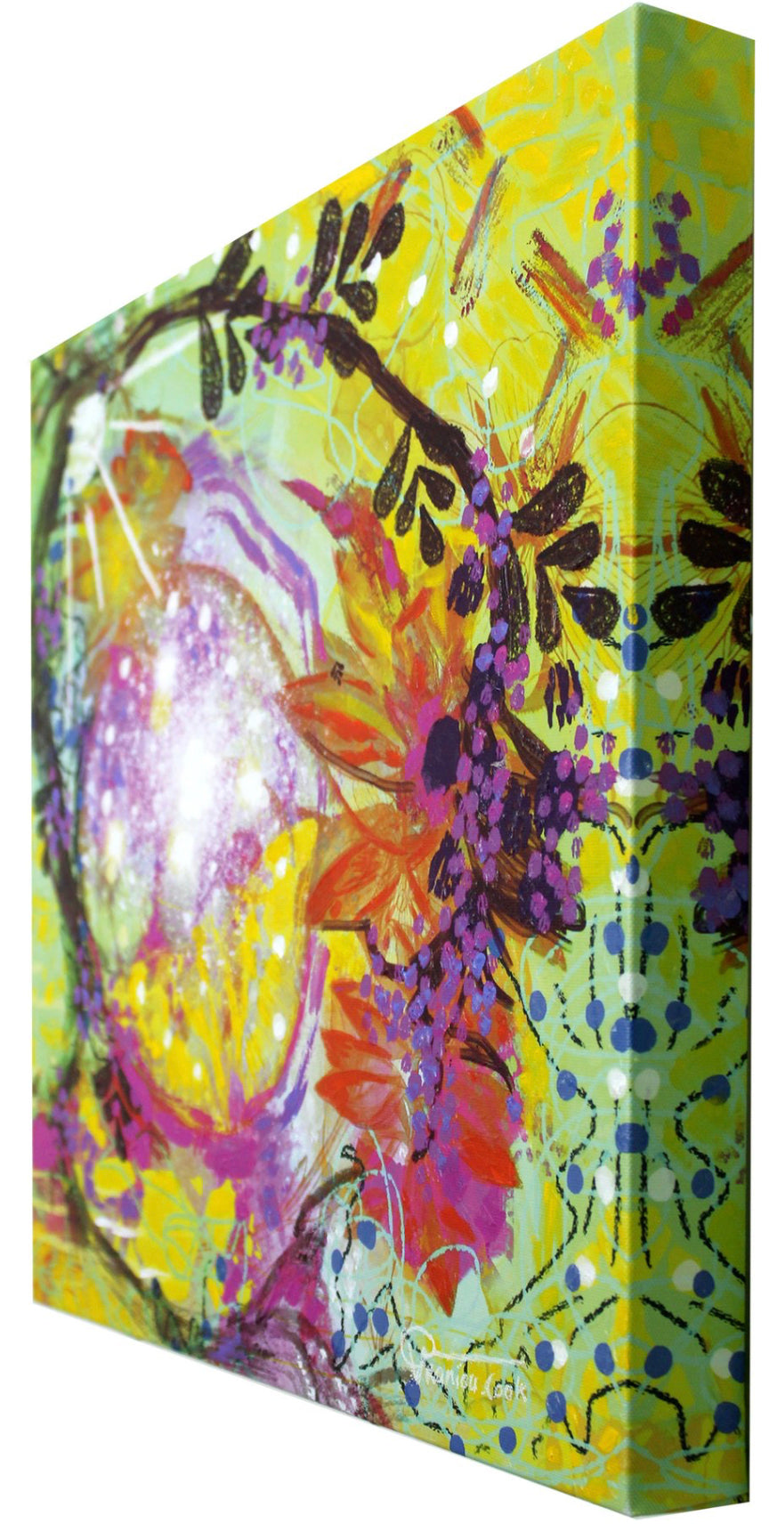 COCOON OF LIGHT EMBELLISHED FINE ART PRINT ON CANVAS -  NOT AVAILABLE