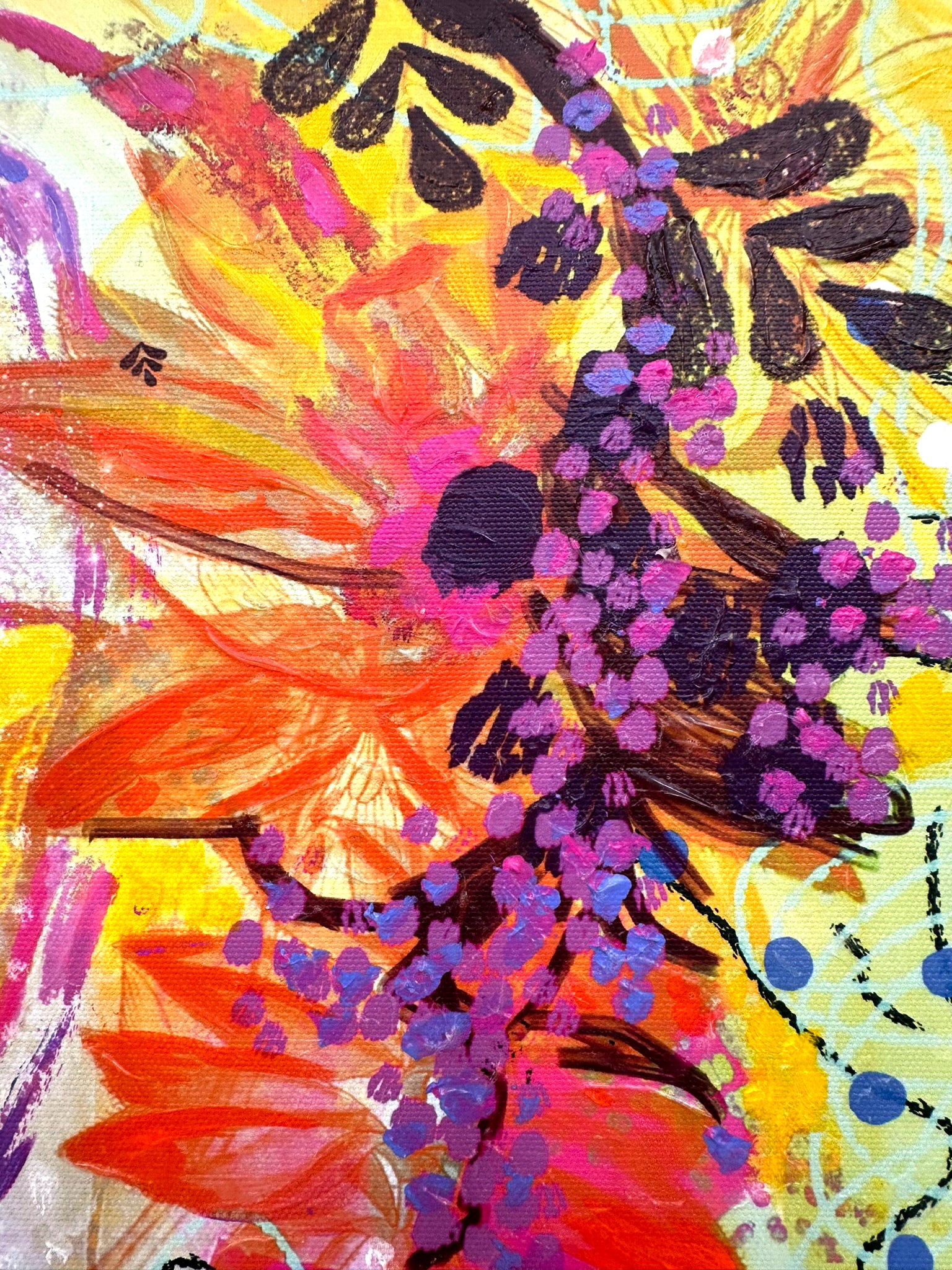 COCOON OF LIGHT EMBELLISHED FINE ART PRINT ON CANVAS -  NOT AVAILABLE