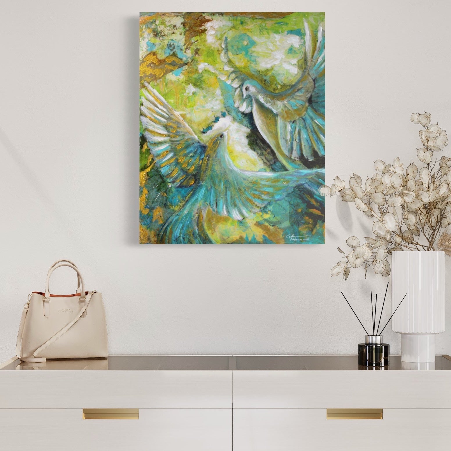 MYSTERY EMBELLISHED FINE ART PRINT ON CANVAS -  NOT AVAILABLE