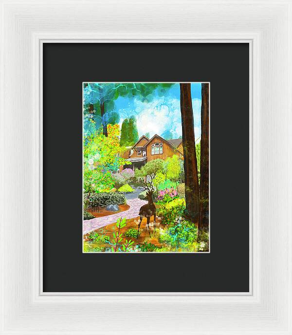 Sunrise In The Forest - Framed Print