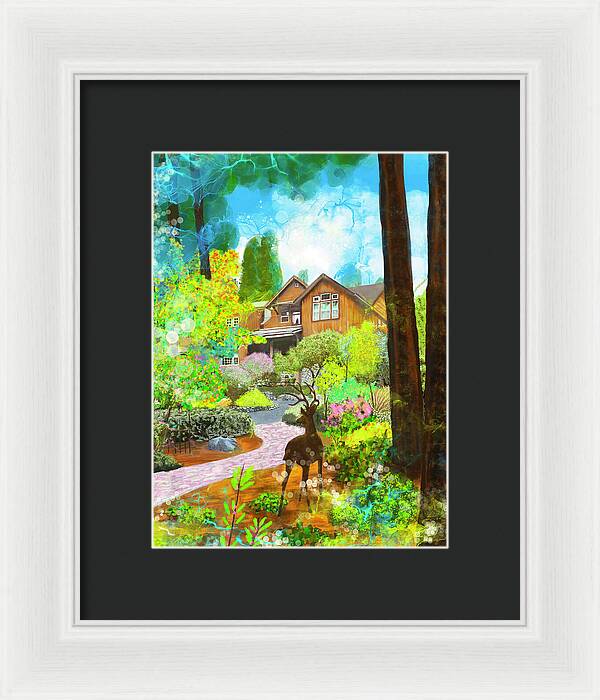 Sunrise In The Forest - Framed Print